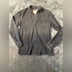 NATIVE YOUTH Charcoal Button Down Shirt